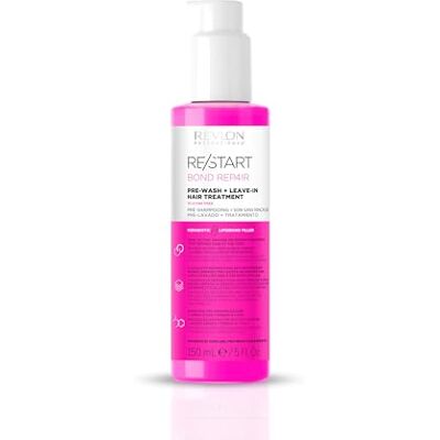 REVLON PROFESSIONAL RE/START Bond Repair Leave-in Treatment, Förtvättad behandling och ingen sköljning med dubbelverkande, återställer skadat hår och tätar hårklippning, vegansk formel, 150 ml REVLON PROFESSIONAL RE/START Bond Repair Leave-in Treatment, Förtvättad behandling och ingen sköljning med dubbelverkande, återställer skadat hår och tätar hårklippning, vegansk formel, 150 ml