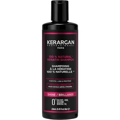 KERARGAN – Ultra-Reparerande Schampo med Keratin för Skadat och Stressat Hår – Stärkande, Utslätande & Skyddande – Utan Sulfater, GMO, Silikoner & Mineralolja – 250 ml KERARGAN – Ultra-Reparerande Schampo med Keratin för Skadat och Stressat Hår – Stärkande, Utslätande & Skyddande – Utan Sulfater, GMO, Silikoner & Mineralolja – 250 ml
