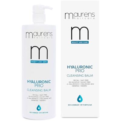 Maurens , Hyaluronic Pro hyaluronic Pro tvättbalsam, hyaluronsyra och keratin, mycket torrt och straffat hår, utan salt och sulfater, 1 000 ml Maurens , Hyaluronic Pro hyaluronic Pro tvättbalsam, hyaluronsyra och keratin, mycket torrt och straffat hår, utan salt och sulfater, 1 000 ml