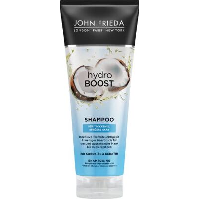 John Frieda Hydro Boost schampo – innehåll: 250 ml – hårtyp: torr, spröd – intensiv djup fukt John Frieda Hydro Boost schampo – innehåll: 250 ml – hårtyp: torr, spröd – intensiv djup fukt