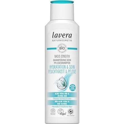 Lavera basis sensitiv Hydration & Care Shampoo silikonfri intensiv återfuktning och skonsam vård vegan naturkosmetika 250 ml Lavera basis sensitiv Hydration & Care Shampoo silikonfri intensiv återfuktning och skonsam vård vegan naturkosmetika 250 ml