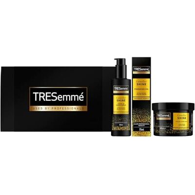 TRESemmé Lamellar Shine Mask, Leave-in Cream Serum och Hårolja Gloss Effect, Presentset för Kvinnor, Födelsedag & Jul, 3-pack TRESemmé Lamellar Shine Mask, Leave-in Cream Serum och Hårolja Gloss Effect, Presentset för Kvinnor, Födelsedag & Jul, 3-pack