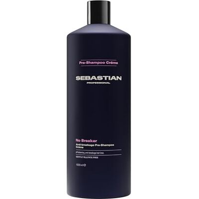SEBASTIAN Professional NO.BREAKER Anti Breakage Pre-shampoo Crème Rebalances & Protects For Smooth, Soft Hair Sulfate-free Formula 1000ml SEBASTIAN Professional NO.BREAKER Anti Breakage Pre-shampoo Crème Rebalances & Protects For Smooth, Soft Hair Sulfate-free Formula 1000ml