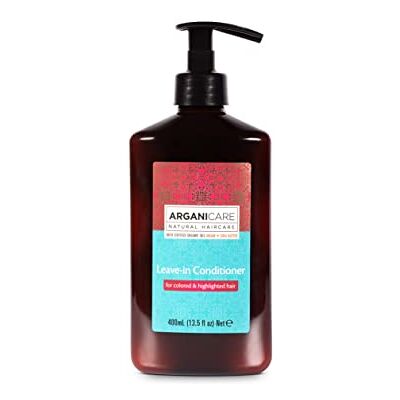 Arganicare balsam utan sköljning för färgat & markerat hår 400 ml, pris / 100 ml: 4,99 EUR Arganicare balsam utan sköljning för färgat & markerat hår 400 ml, pris / 100 ml: 4,99 EUR