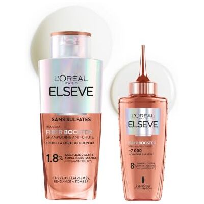 L'Oreal Paris L'Oréal Paris Fiber Booster anti-fall-protokoll stimulerar befintlig hårväxt ökar hårtätheten män och kvinnor sulfatfritt schampo + tillväxtserum L'Oreal Paris L'Oréal Paris Fiber Booster anti-fall-protokoll stimulerar befintlig hårväxt ökar hårtätheten män och kvinnor sulfatfritt schampo + tillväxtserum