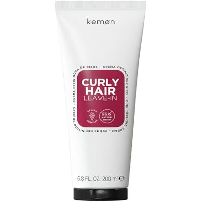 Kemon Curly Hair Leave-In, Grädde Definition Lockig Leave-In Anti-Crepe och Långvarig Fuktgivande, 200 ml Kemon Curly Hair Leave-In, Grädde Definition Lockig Leave-In Anti-Crepe och Långvarig Fuktgivande, 200 ml