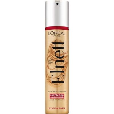 L'Oréal Paris Elnett Laque Mikro-Diffusion Fixering Stark Skyddning Färgat Hår - 200 ml Aerosol L'Oréal Paris Elnett Laque Mikro-Diffusion Fixering Stark Skyddning Färgat Hår - 200 ml Aerosol
