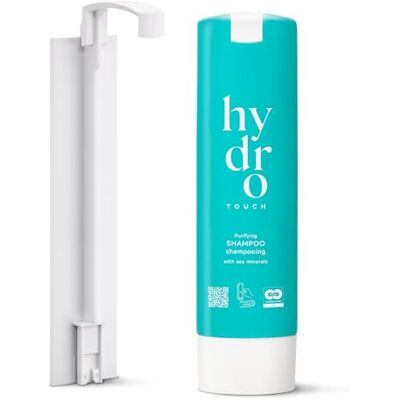hydro TOUCH ADA Cosmetics schampo med väggfäste – startset 300 ml, vitaliserande hårvård med elegant schampo-dispenser för duschen – SMART Care väggmontering utan borrning – Tillverkad i Tyskland hydro TOUCH ADA Cosmetics schampo med väggfäste – startset 300 ml, vitaliserande hårvård med elegant schampo-dispenser för duschen – SMART Care väggmontering utan borrning – Tillverkad i Tyskland