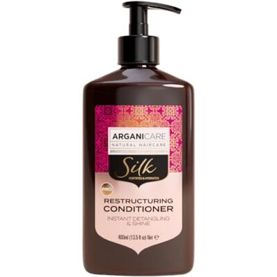 Arganicare Silk Revitalizing Shampoo – Omedelbart Detangling och Shine Hair. 400 ml Arganicare Silk Revitalizing Shampoo – Omedelbart Detangling och Shine Hair. 400 ml