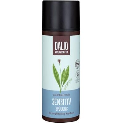 Dalio – Sensitiv balsam – 1 x 150 ml flaska – för känslig hårbotten – förbättrar kambarhet och ger glans och jämnhet – certifierad vegansk naturkosmetik Dalio – Sensitiv balsam – 1 x 150 ml flaska – för känslig hårbotten – förbättrar kambarhet och ger glans och jämnhet – certifierad vegansk naturkosmetik