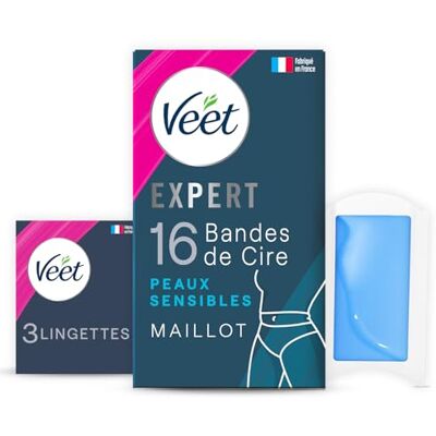 Veet Expert vaxremsor för känslig hud - 16 st Veet Expert vaxremsor för känslig hud - 16 st