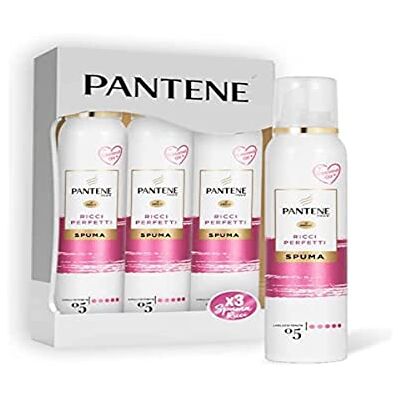 Pantene Pro-V Perfekt lockigt skum, näringsrikt och värmeskyddande, med kokosolja, definierade och glänsande lockar hela dagen, full storlek 3 x 200 ml Pantene Pro-V Perfekt lockigt skum, näringsrikt och värmeskyddande, med kokosolja, definierade och glänsande lockar hela dagen, full storlek 3 x 200 ml