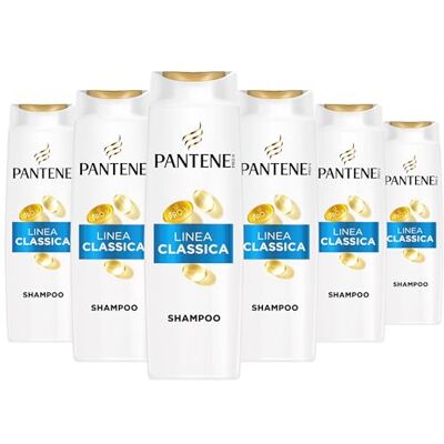Pantene Pro-V Klassisk Line Shampoo 300 ml för normalt och blandat hår, rengör försiktigt och skyddar hårband, daglig användning, utan mineralolja och färgämnen, aktiv näringsplex Pantene Pro-V Klassisk Line Shampoo 300 ml för normalt och blandat hår, rengör försiktigt och skyddar hårband, daglig användning, utan mineralolja och färgämnen, aktiv näringsplex
