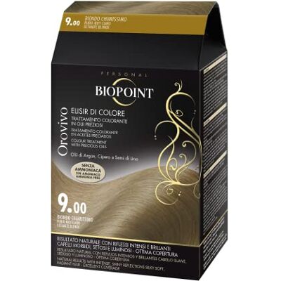 BIOPOINT Orovivo Färglyxir, Ammoniakfri oljehårfärg, närande och lysande verkan, ger en intensiv, glänsande färg, 142 ml BIOPOINT Orovivo Färglyxir, Ammoniakfri oljehårfärg, närande och lysande verkan, ger en intensiv, glänsande färg, 142 ml
