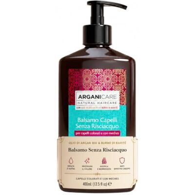 Arganicare balsam utan sköljning för färgat & markerat hår 400 ml, pris / 100 ml: 4,99 EUR Arganicare balsam utan sköljning för färgat & markerat hår 400 ml, pris / 100 ml: 4,99 EUR