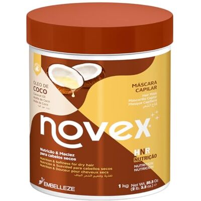 Novex Nova Engel Coconut Oil Deep Hair Mask 1Kg Nuevo F, Modern Innovation, För Särskilda Stunder, Med Raffinerad Fragrance Novex Nova Engel Coconut Oil Deep Hair Mask 1Kg Nuevo F, Modern Innovation, För Särskilda Stunder, Med Raffinerad Fragrance