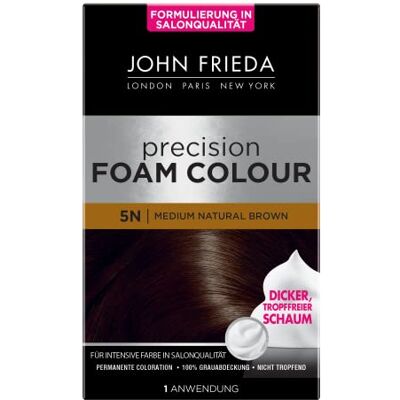 JOHN FRIEDA - Precision Foam Colour 5N - Medium Natural Brown JOHN FRIEDA - Precision Foam Colour 5N - Medium Natural Brown