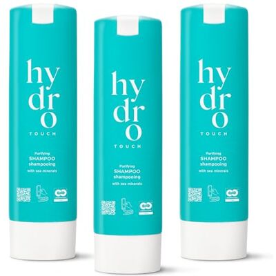 hydro TOUCH ADA Cosmetics schampo, vitaliserande hårvård vegansk med havsmineraler och algextrakt – påfyllningspaket för SMART CARE väggfäste – Made in Germany – 3 x 300 ml hydro TOUCH ADA Cosmetics schampo, vitaliserande hårvård vegansk med havsmineraler och algextrakt – påfyllningspaket för SMART CARE väggfäste – Made in Germany – 3 x 300 ml