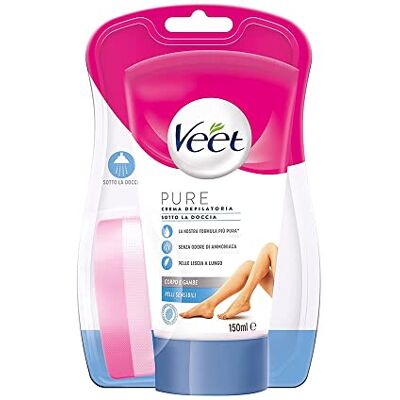Veet Silk & Fresh Technology under duschen hårborttagningskräm för känslig hud 150 ml Veet Silk & Fresh Technology under duschen hårborttagningskräm för känslig hud 150 ml