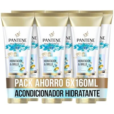 Pantene Pro-V Miracles Fuktgivande & Glitter Balsam med Biotin 160ml x6. För torrt och skadat hår med Hyauloronsyra som ger fuktgivande. Fuktgivande för mjukt och glänsande hår Pantene Pro-V Miracles Fuktgivande & Glitter Balsam med Biotin 160ml x6. För torrt och skadat hår med Hyauloronsyra som ger fuktgivande. Fuktgivande för mjukt och glänsande hår