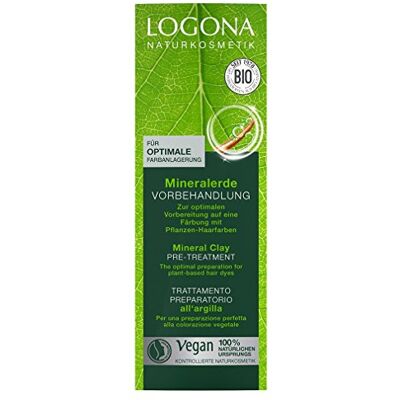 LOGONA Naturkosmetik LOGONA naturlig kosmetika mineraljord förbehandling för växt-hårfärger, förberedelse för färgning, vegan, 1-pack (1 x 100 ml) LOGONA Naturkosmetik LOGONA naturlig kosmetika mineraljord förbehandling för växt-hårfärger, förberedelse för färgning, vegan, 1-pack (1 x 100 ml)