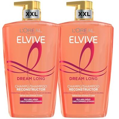 L'Oreal Paris L'Oréal Paris Elvive Dream Long Pack 2 rekonstruktiva schampo för långt skadat hår, 1 l L'Oreal Paris L'Oréal Paris Elvive Dream Long Pack 2 rekonstruktiva schampo för långt skadat hår, 1 l