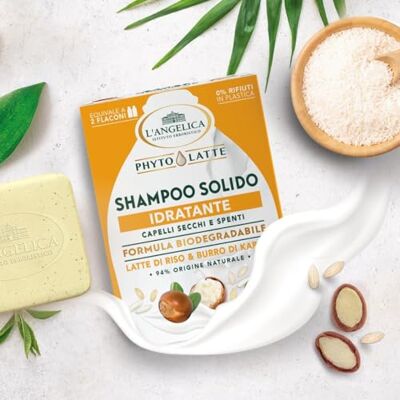 L'Angelica Phytolatte Fuktgivande fast schampo 60g x 12 st L'Angelica Phytolatte Fuktgivande fast schampo 60g x 12 st