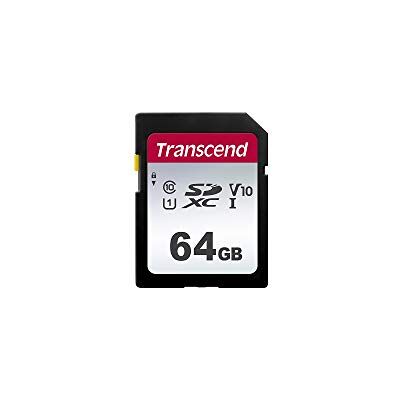 Transcend 64GB SDC300S SD UHS-I SDXC-minneskort, 100 MB/s, U1, V10, C10 Kompatibel med systemkameror, digitalkameror, terrängkameror och videokameror Transcend 64GB SDC300S SD UHS-I SDXC-minneskort, 100 MB/s, U1, V10, C10 Kompatibel med systemkameror, digitalkameror, terrängkameror och videokameror