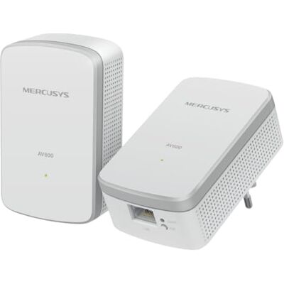 MERCUSYS MP300 KIT AV2 Homeplug Powerline Kit Upp till 600 Mbps, Upp till 300 meter, LAN-port, Plug and Play, kompatibel med alla routrar, sparar upp till 85% på energi Kompatibel med alla lådor, utöka din anslutning via elnätet, perfekt för HD-streamin MERCUSYS MP300 KIT AV2 Homeplug Powerline Kit Upp till 600 Mbps, Upp till 300 meter, LAN-port, Plug and Play, kompatibel med alla routrar, sparar upp till 85% på energi Kompatibel med alla lådor, utöka din anslutning via elnätet, perfekt för HD-streamin