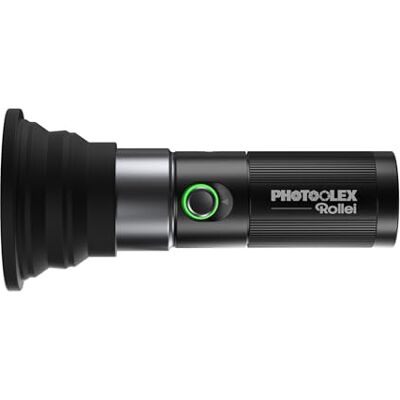 Rollei Photoolex GOBO Light, LED-ficklampa, fotografi med 4 färgade fyllningsljus och 19 GOBO-tillbehör videoljus med inbyggt batteri 8 400 mAh och diffusor, ficklampa, fotografi-video-ljus, RGB Rollei Photoolex GOBO Light, LED-ficklampa, fotografi med 4 färgade fyllningsljus och 19 GOBO-tillbehör videoljus med inbyggt batteri 8 400 mAh och diffusor, ficklampa, fotografi-video-ljus, RGB