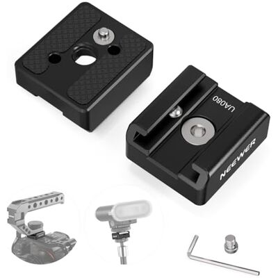NEEWER Adapter för kall sko montering (2-pack), 1/4 tum skruv, fjäderbelastade anti-avstängningsstift för ARRI, kompatibel med DJI-mikrofonsändare, blixt, bildskärmsmontering, LED-panellampa, magisk NEEWER Adapter för kall sko montering (2-pack), 1/4 tum skruv, fjäderbelastade anti-avstängningsstift för ARRI, kompatibel med DJI-mikrofonsändare, blixt, bildskärmsmontering, LED-panellampa, magisk