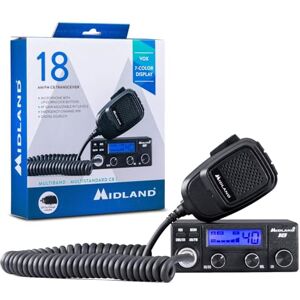 Midland 18 fordonsmonterad CB-sändare/mottagare Midland 18 fordonsmonterad CB-sändare/mottagare