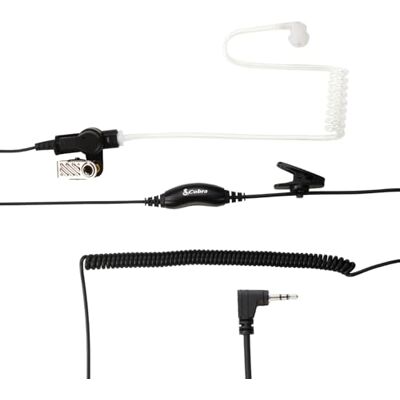 Cobra GA-SV01 2P 2,5 mm Surveillance Walkie Talkie headset med mikrofon, kompatibel med alla MicroTalk tvåvägs-radioapparater, silikonöronspets, svart, 2-pack Cobra GA-SV01 2P 2,5 mm Surveillance Walkie Talkie headset med mikrofon, kompatibel med alla MicroTalk tvåvägs-radioapparater, silikonöronspets, svart, 2-pack
