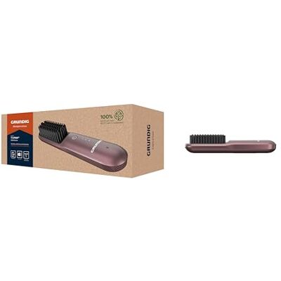 Grundig HB 6450 trådlös utjämningsborste snapstyle, 3 temperaturnivåer, Li-Ion batteri, upp till 40 min drifttid, keramisk beläggning, jonisk funktion, USB-laddningsbar, inklusive sammetsväska, lila Grundig HB 6450 trådlös utjämningsborste snapstyle, 3 temperaturnivåer, Li-Ion batteri, upp till 40 min drifttid, keramisk beläggning, jonisk funktion, USB-laddningsbar, inklusive sammetsväska, lila