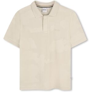 Boss J52337 pikétröja för pojkar, Benvit färg, 6 år Boss J52337 pikétröja för pojkar, Benvit färg, 6 år