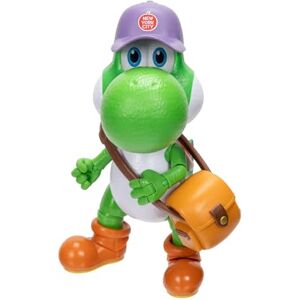 Jakks Pacific The Super Mario Galaxy Movie Yoshi Figur 12 cm Tillbehör Hatt Solglasögon Väska Officiell Licens 20 Ledpunkter Samlarfigur Nintendo 3+ År Jakks Pacific The Super Mario Galaxy Movie Yoshi Figur 12 cm Tillbehör Hatt Solglasögon Väska Officiell Licens 20 Ledpunkter Samlarfigur Nintendo 3+ År