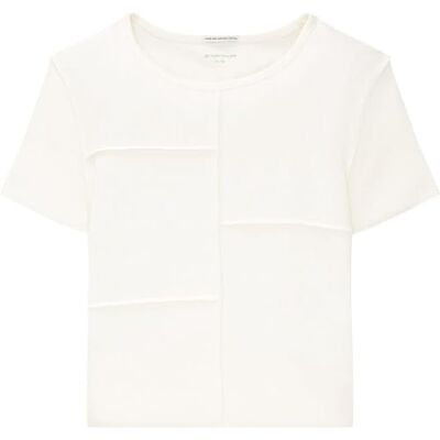 TOM TAILOR Flicka 1035120 T-shirt, 12906-ull vit, 128, 12906 – ullvit, 128 cm TOM TAILOR Flicka 1035120 T-shirt, 12906-ull vit, 128, 12906 – ullvit, 128 cm