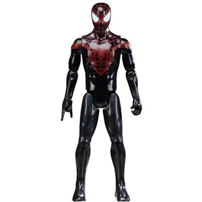 Spider-Man Marvel Titan Series Miles Morales-actionfigur i 30 cm skala, superhjälteleksaker för barn från 4 år Spider-Man Marvel Titan Series Miles Morales-actionfigur i 30 cm skala, superhjälteleksaker för barn från 4 år