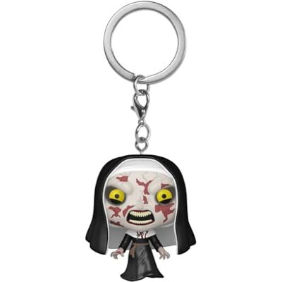 Funko POP! Nyckelring: Nunnan I I Nunnan Nunnan 2 Nyhetsnyckelring Samlingsbar minifigur Strumpfyllare Presentidé Officiell Merchandise Skräckfans Ryggsäcksdekoration Funko POP! Nyckelring: Nunnan I I Nunnan Nunnan 2 Nyhetsnyckelring Samlingsbar minifigur Strumpfyllare Presentidé Officiell Merchandise Skräckfans Ryggsäcksdekoration