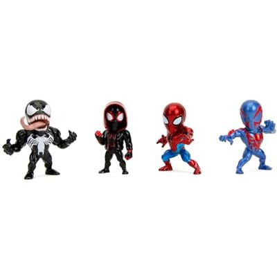 Jada Toys 253222015 Marvel 4-Pack Samlarfigurer, Wave 1-4-pack Marvel Samlarfigurer från Toys i Metall, Längd: 6 cm.,Från 3 år Jada Toys 253222015 Marvel 4-Pack Samlarfigurer, Wave 1-4-pack Marvel Samlarfigurer från Toys i Metall, Längd: 6 cm.,Från 3 år
