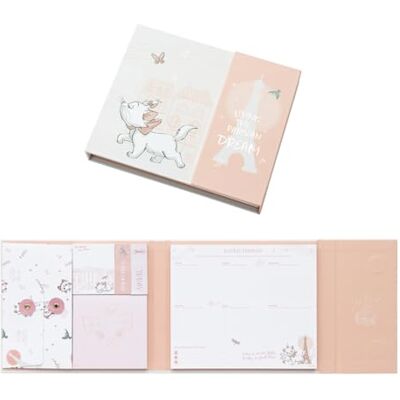 Grupo Erik Weekly Planner & Sticky Notes Set Disney The Aristocats 5 Notepads In Different Sizes & Envelope Cute Sticky Notes, Cute Stationery Gifts, Disney Gifts Grupo Erik Weekly Planner & Sticky Notes Set Disney The Aristocats 5 Notepads In Different Sizes & Envelope Cute Sticky Notes, Cute Stationery Gifts, Disney Gifts