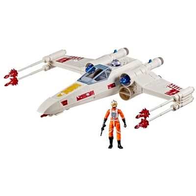 Star Wars Epic World of Action Luke Skywalker’s Force Strike X-wing Actionfigur och fordon med 4 tum, leksaker för pojkar och flickor i åldern 4+ Star Wars Epic World of Action Luke Skywalker’s Force Strike X-wing Actionfigur och fordon med 4 tum, leksaker för pojkar och flickor i åldern 4+