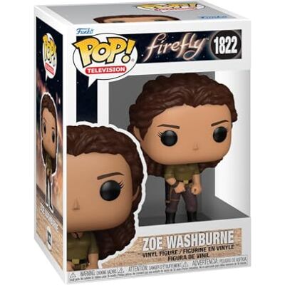 Funko Pop! TV: Firefly Zoe Washburne samlarfigur i vinyl presentidé officiella varor leksaker för barn och vuxna Sci-Fi Fans Samlar- och utställningsfigur Funko Pop! TV: Firefly Zoe Washburne samlarfigur i vinyl presentidé officiella varor leksaker för barn och vuxna Sci-Fi Fans Samlar- och utställningsfigur