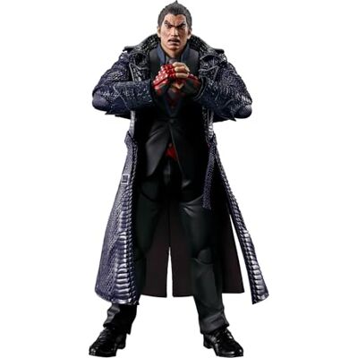 TAMASHII NATIONS Tekken statyett S.H. Figuarts Kazuya Mishima (Tekken 8) 15 cm, BTN66131-9 Tekken 15 cm actionfigur S.H. Figuarts Kazuya Mishima TAMASHII NATIONS Tekken statyett S.H. Figuarts Kazuya Mishima (Tekken 8) 15 cm, BTN66131-9 Tekken 15 cm actionfigur S.H. Figuarts Kazuya Mishima