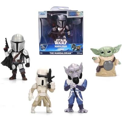 Jada Toys Star Wars-figur (1 styck) – 1 av 4 Star Wars-samlarfigurer i metall för filmfans och samlare från 8 år, slumpmässigt, 6,5 cm, serie 2 Jada Toys Star Wars-figur (1 styck) – 1 av 4 Star Wars-samlarfigurer i metall för filmfans och samlare från 8 år, slumpmässigt, 6,5 cm, serie 2