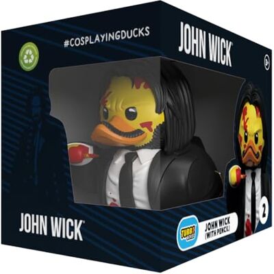 TUBBZ Boxad Utgåva: John Wick Chapter 3 John Wick Pencil Som Cosplayande Badanka i Vinyl TUBBZ Boxad Utgåva: John Wick Chapter 3 John Wick Pencil Som Cosplayande Badanka i Vinyl