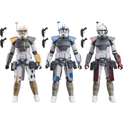 Star Wars The Black Series ARC Trooper Battle Pack Havoc, Colt, Blitz The Clone Wars Premium samlarobjekt 15 cm actionfigur 3-pack Star Wars The Black Series ARC Trooper Battle Pack Havoc, Colt, Blitz The Clone Wars Premium samlarobjekt 15 cm actionfigur 3-pack