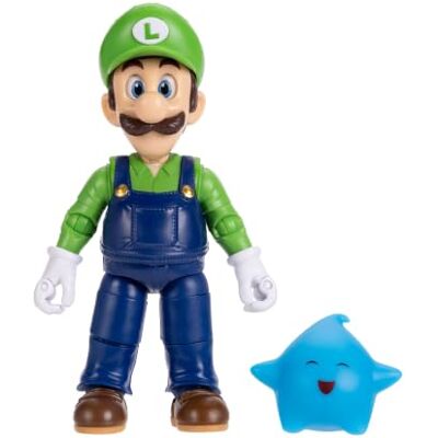 Jakks Pacific The Super Mario Galaxy Movie Luigi 12,7 cm actionfigur officiellt licensierad, 22 ledpunkter, inkluderar självlysande Luma, från 3 år Jakks Pacific The Super Mario Galaxy Movie Luigi 12,7 cm actionfigur officiellt licensierad, 22 ledpunkter, inkluderar självlysande Luma, från 3 år