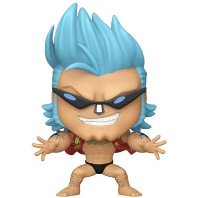 Funko POP! Animation: One Piece – Franky – samlarbar vinylfigur – presentidé – officiell produkt – leksak för barn och vuxna – modellfigur för samlare och för utställning Funko POP! Animation: One Piece – Franky – samlarbar vinylfigur – presentidé – officiell produkt – leksak för barn och vuxna – modellfigur för samlare och för utställning
