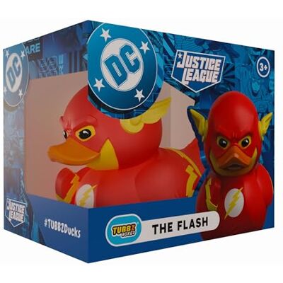 TUBBZ Boxed Edition: DC Comics The Flash Cosplaying Gummianka Vinylfigur Officiellt samlarobjekt för fans av DC Comics TUBBZ Boxed Edition: DC Comics The Flash Cosplaying Gummianka Vinylfigur Officiellt samlarobjekt för fans av DC Comics